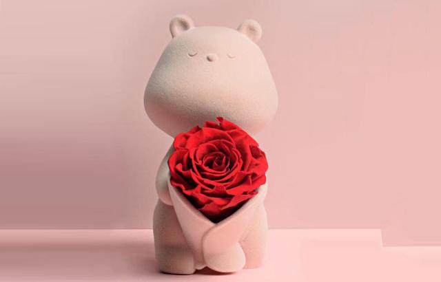 情人节送玫瑰花图片送鲜花过时了，七夕礼物选它吧