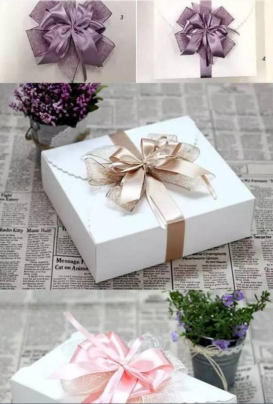 40个创意包装盒设计,礼物包装教程丝带蝴蝶结
